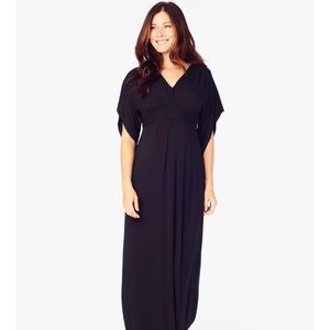 Kimono maternity & postpartum maxi dress